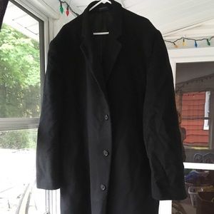 Men’s long peacoat